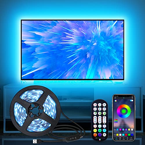 TV LED Backlights, 9.8ft RGB Led Strip Lights with Bluetooth APP Remote