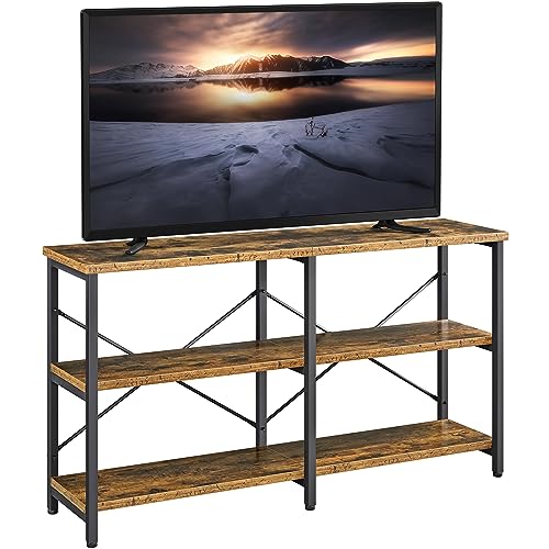 TV Stand with 3-Tier Storage Shelves