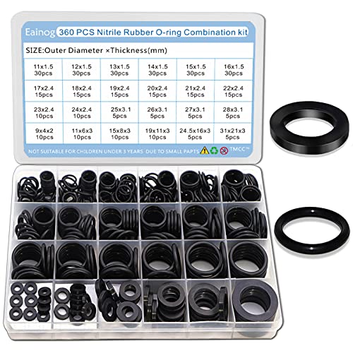 360PCS Nitrile Washers Set for Plumbing Faucet Pipe Hose