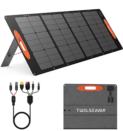 TWELSEAVAN 160W Portable Solar Panel