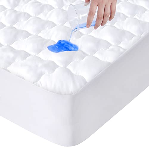 Waterproof Breathable Full Mattress Pad Cover 54"x75"