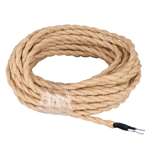 Twisted Hemp Rope Electric Cord