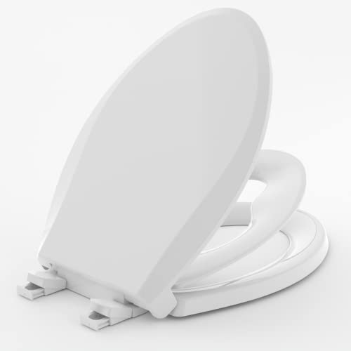 Two-in-One Toilet Seat with Toddler Seat and Easy Clean
