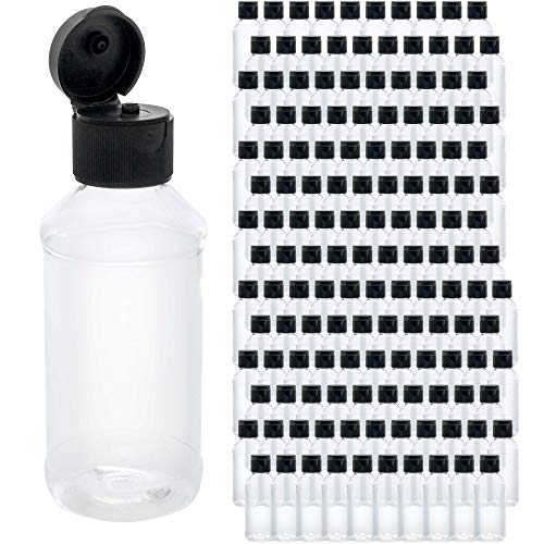 U.S. Art Supply 4oz Squeeze PET Plastic Bottles - Pack of 144