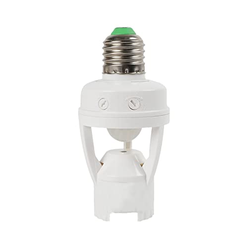 UAIAGM Light Socket Adapter - Motion Sensor Bulb Holder