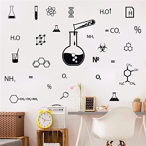 UILMNIY DIY Science Chemisty Wall Decor Sticker
