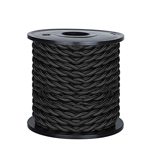 [UL Listed] 50ft Twisted Cloth Covered Wire