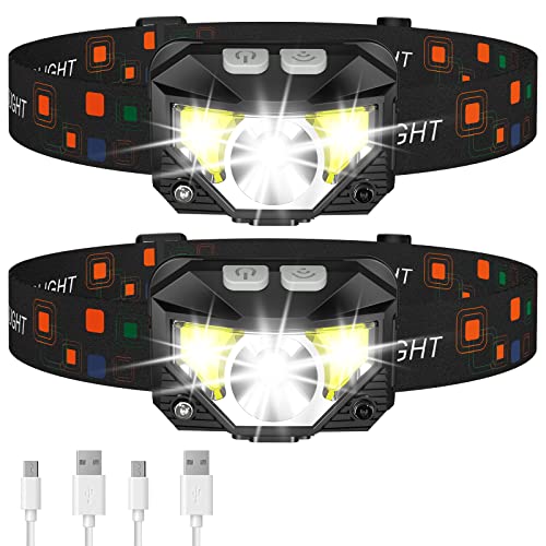Ultra-Light Rechargeable Headlamp with 8 Modes