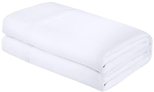 Royale Linens Twin XL Flat Sheet - Soft & Breathable