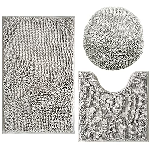 Ultra Soft Chenille Bath Mat Set