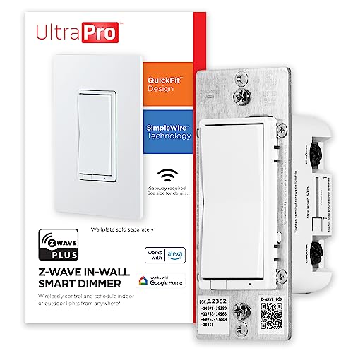 UltraPro Z-Wave Smart Rocker Light Dimmer