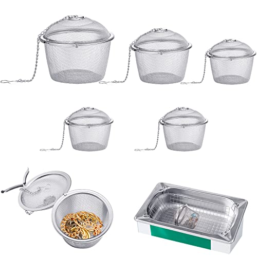 Ultrasonic Cleaner Baskets Stainless Steel Parts Basket Jewelry