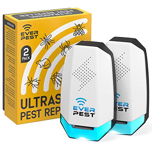 Ultrasonic Pest Repeller Plug in 2 Pack - Effective Indoor Pest Control