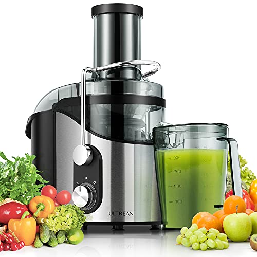 Ultrean 800w Juicer with Big Mouth 3” Feed Chute