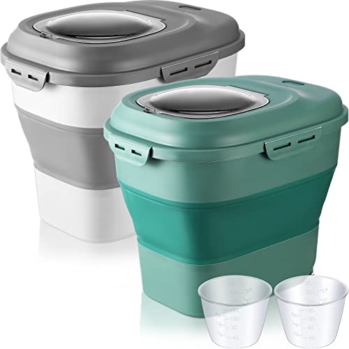 Umigy Large Rice Storage Containers with Airtight Lids & Wheels