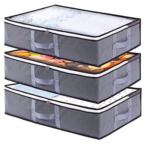 Under Bed Storage Containers, 3 Pack