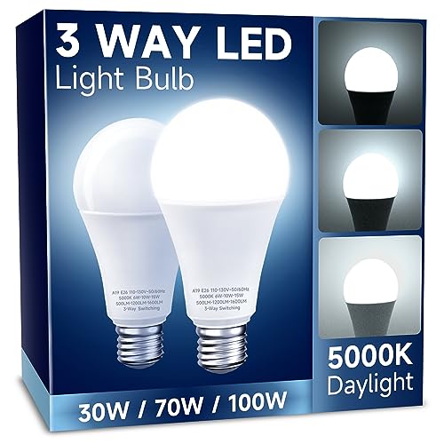 UNILAMP 3 Way LED Light Bulbs