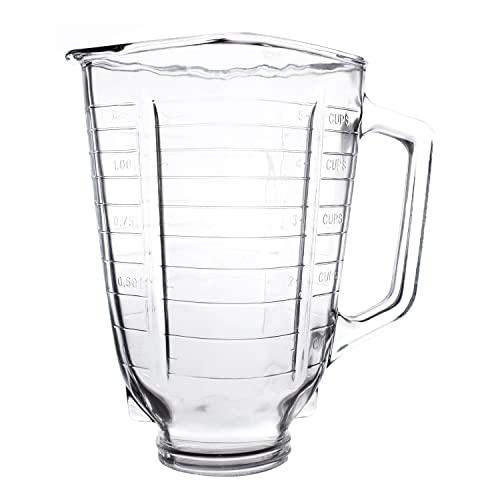 Univen 5 Cup Glass Blender Jar for Oster Blenders