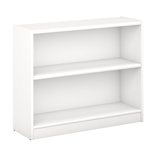 Universal Small 2 Shelf Bookcase in White