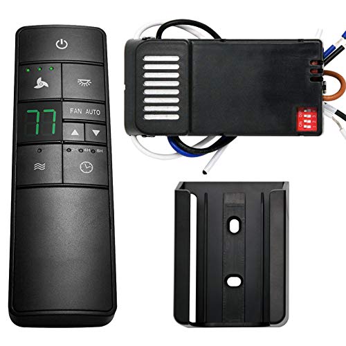 CENMING Universal Ceiling Fan Remote Control Kit with Timer and Light Dimmer