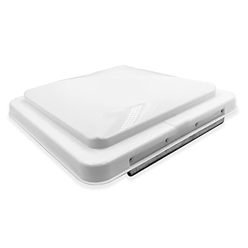 Universal White Vent Lid Replacement for Trailers and RVs