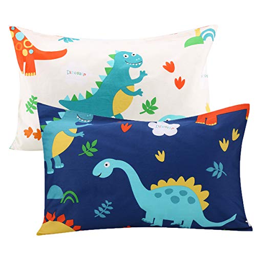 UOMNY Dinosaur Kids' Pillowcases - 2 Pack