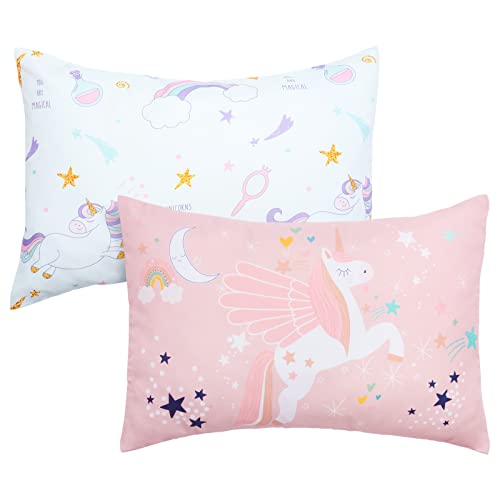 UOMNY Unicorn Toddler Pillowcases
