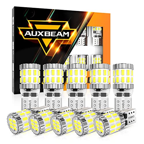 Upgraded 194 LED Bulbs - 400% Brighter Canbus Error Free