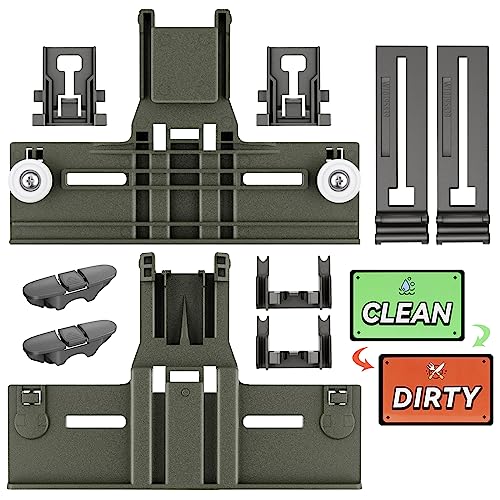 Upgraded Dishwasher Top Rack Parts Kit