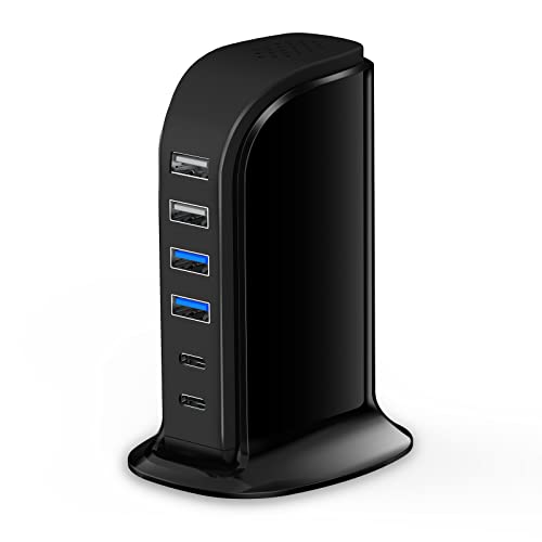 Upoy Charging Hub Tower - Fast Charging Station for Multiple Devices
