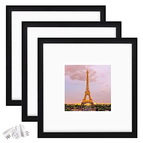 upsimples 10x10 Picture Frame with High Definition Glass