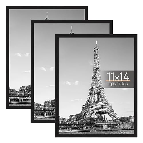 upsimples 11x14 Picture Frame Black 3 Pack