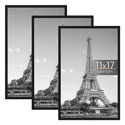 Upsimples 11x17 Picture Frame Black 3 Pack