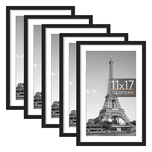 Upsimples 11x17 Picture Frame Set - Versatile, Safe, and Stylish