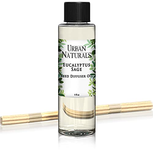 Urban Naturals Eucalyptus & Sage Oil Reed Diffuser Refill - 4 oz