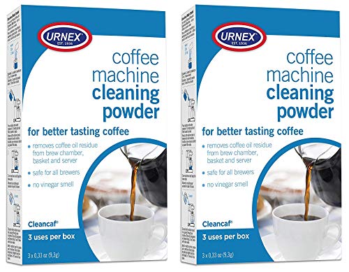Urnex Coffee Maker and Espresso Machine Cleaner Cleancaf Powder