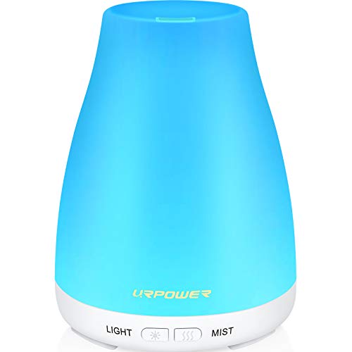URPOWER Essential Oil Diffuser with Cool Mist Humidifier & LED Lights