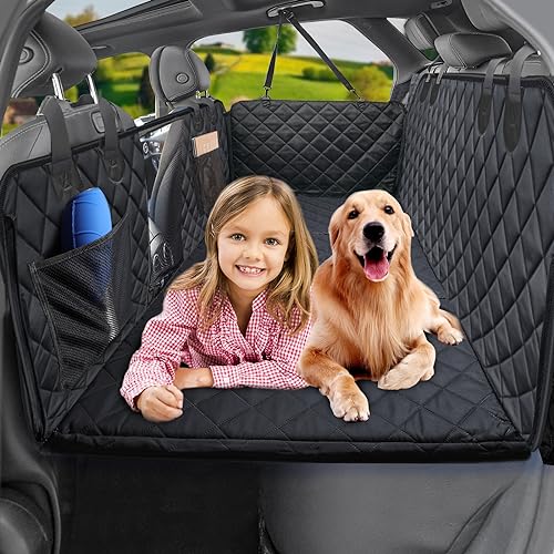 URPOWER Dog Car Seat Cover with Bed and Storage