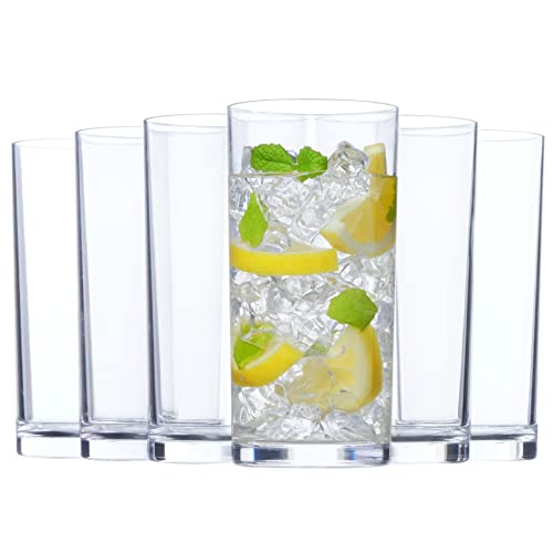 US Acrylic Clear Plastic Drinking Glasses