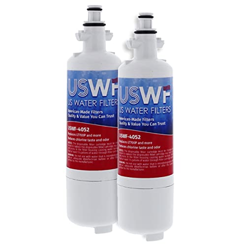 USA-Made Refrigerator Water Filter 2-pk | Replacement for LG LT700P, Kenmore 46-9690