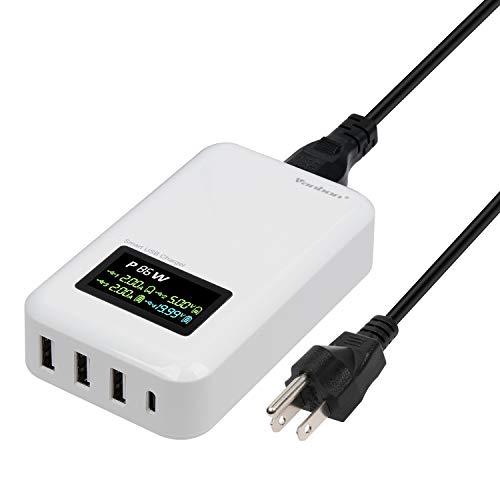 Veebon 95W 4-Port Desktop USB Charger with 65W PD Port for Apple Devices