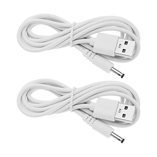 USB Charger Cable USB to DC 3.5mm Round Hole Charging Cord
