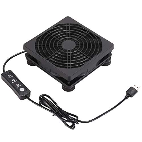 USB Powered PC Router Fan with Speed Controller
