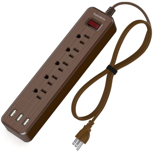 USB Surge Protector Power Strip by SUPERDANNY