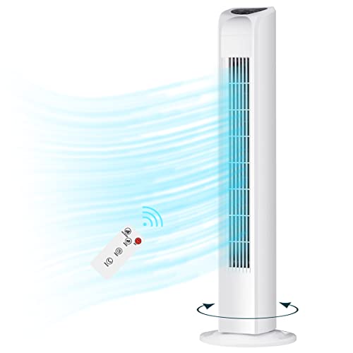 Uthfy Bladeless Tower Fan with Remote - Customizable Cooling for Any Space