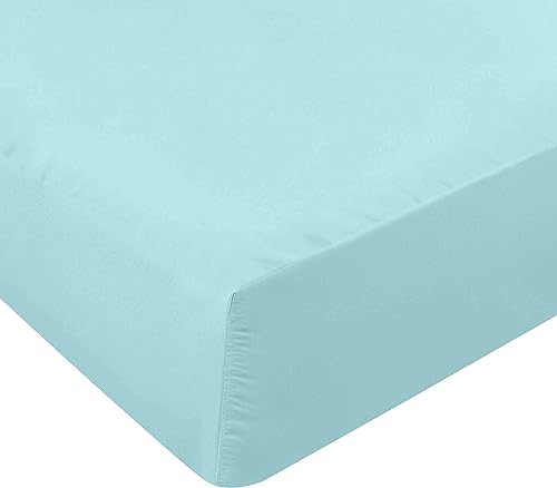 Utopia Bedding Full Fitted Sheet Bottom Sheet Deep Pocket Soft Microfiber Shrinkage And Fade Resistant Easy Care 1 Fitted Sheet Only Spa Blue 31d1mePaLeL 
