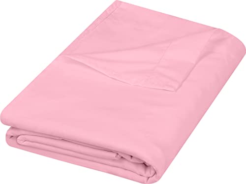 Utopia Bedding Queen Flat Sheet - Soft Microfiber Fabric - Shrinkage & Fade Resistant - Pink