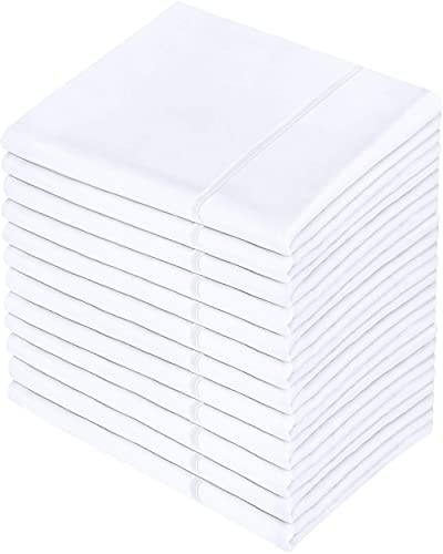 Soft Brushed Microfiber Pillowcase Set - 12 Pack
