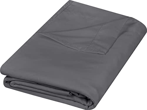 Utopia Bedding Soft Brushed Microfiber Flat Sheet - Twin Size Grey