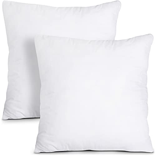 Utopia Bedding Throw Pillows Insert (Pack of 2, White) - 26 x 26 Inches